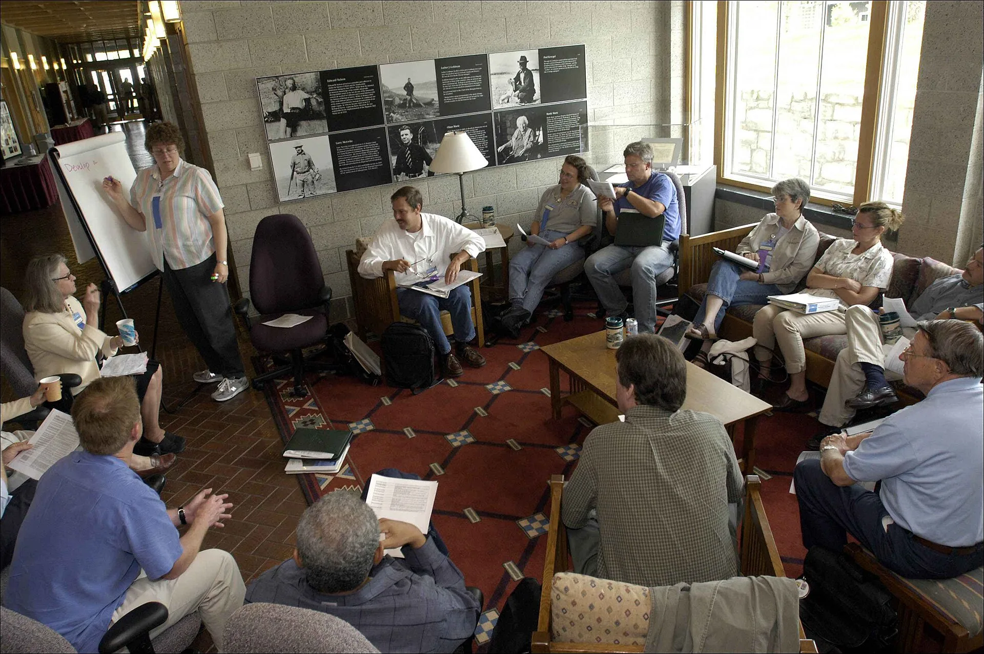 Image title: People in small discussion group meeting Image from Public domain images website, https://www.public-domain-image.com/full-image/people-public-domain-images-pictures/people-in-small-discussion-group-meeting.jpg.html. Normative influence reading, organized across five disciplines