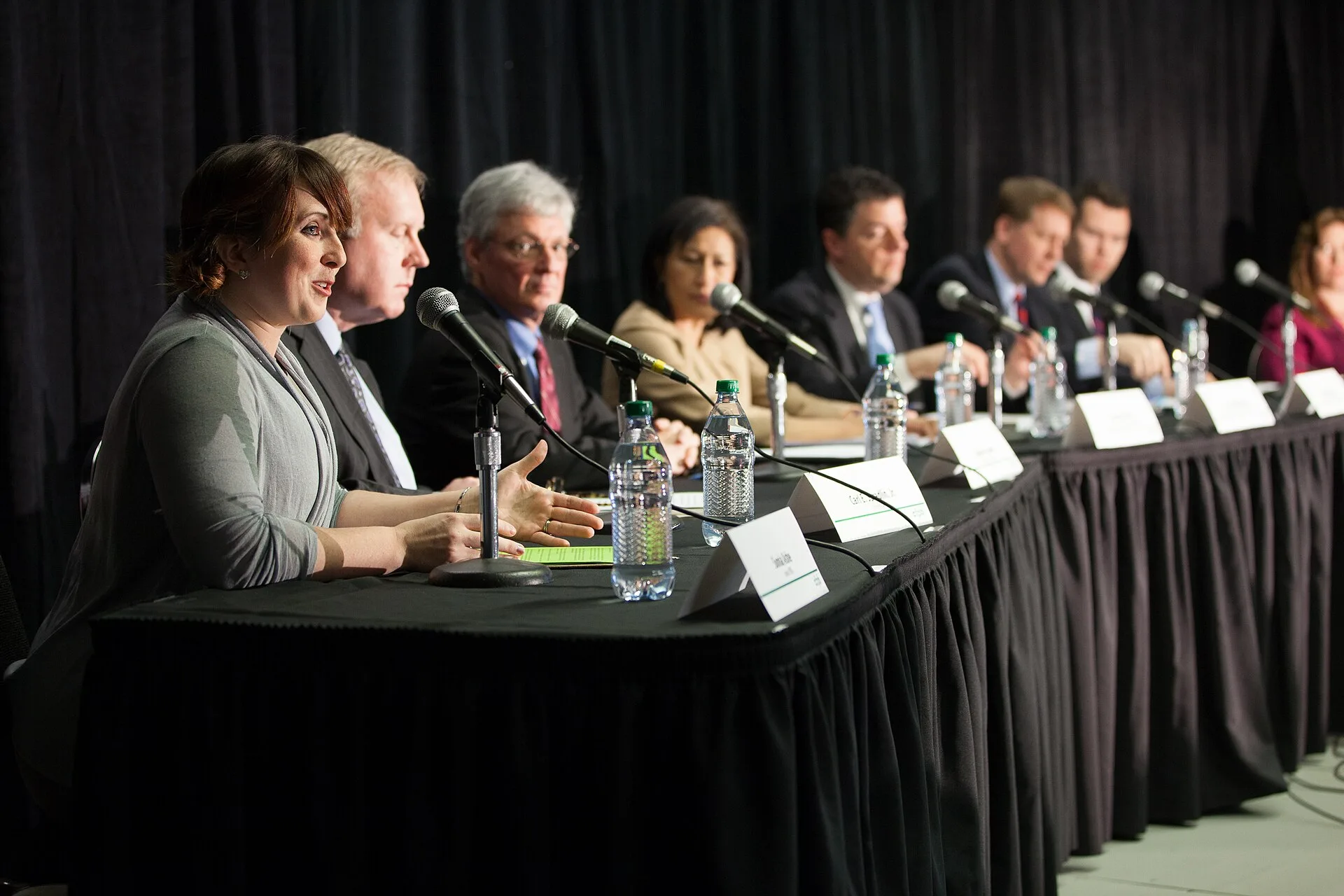 Representatives from PIRG, the Woodstock Institute, Consumer Action, and Drake Law School participated in a panel discussion. They discussed how collecting complaint data helps to identify problems and find patterns in the marketplace. California and Texas consumer protection laws that limit persuasive marketing