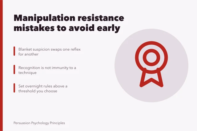 Card listing manipulation resistance mistakes and structural corrections. Manipulation resistance mistakes worth avoiding early