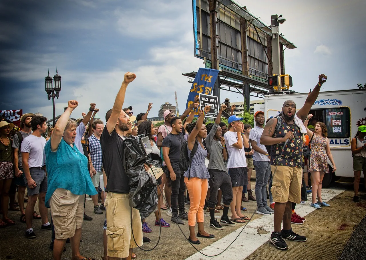 protest, blm, black lives matter, sign, penn station, charles st, protestors, protest, protest, protest, protest, protest, blm. Normative influence: lowering the cost of being the exception