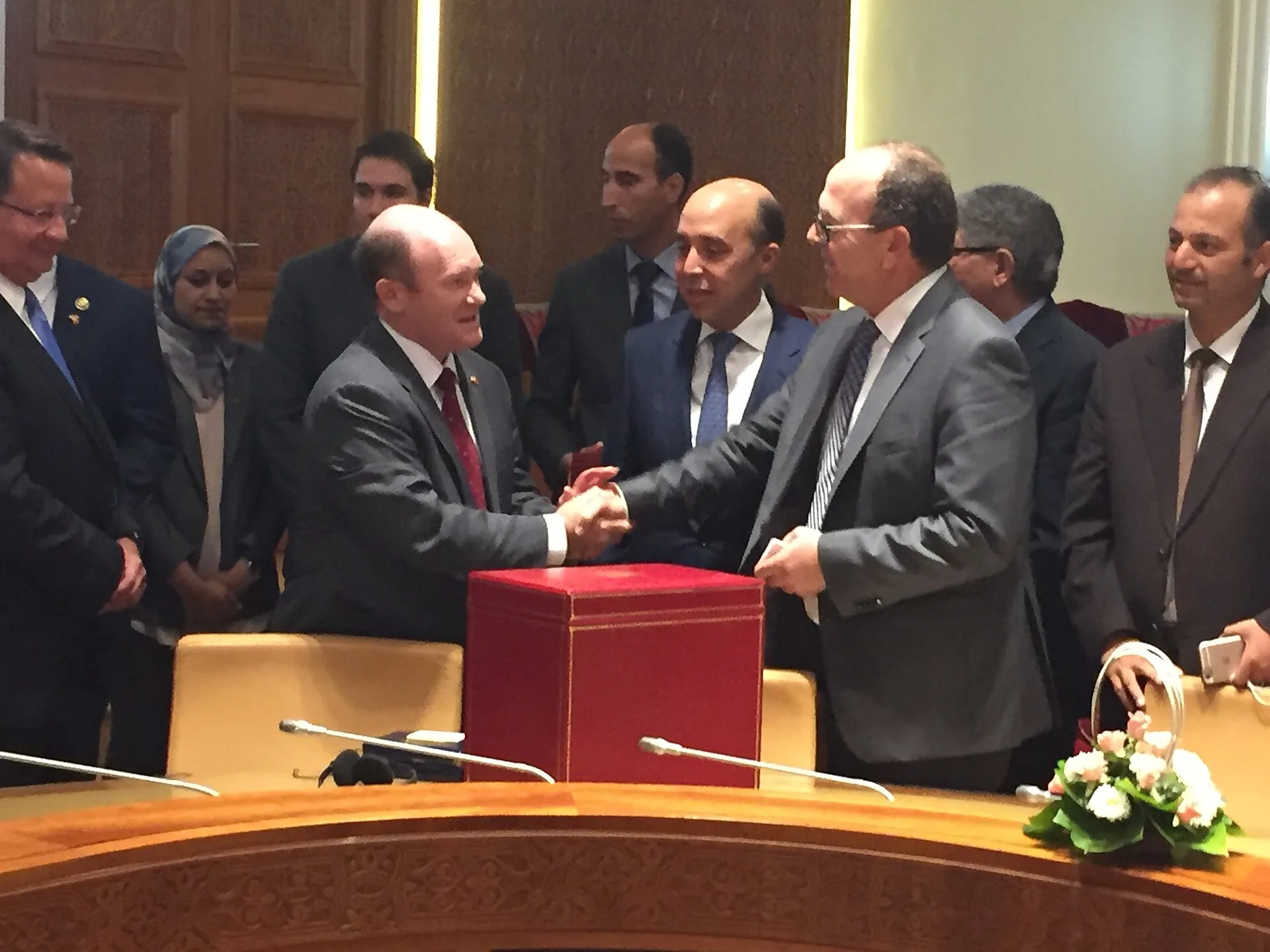 2016-08 Gift Exchange w Moroccan Members of Parliament. Reciprocity examples: what you owe, and to whom